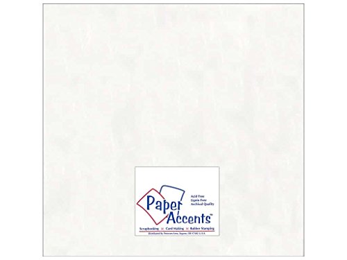 Papier pergaminowy 12 x 12 cali, bialy (25 arkuszy)