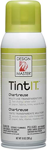 Farba w sprayu Design Master Tint IT Transparent Dye, 10 uncji, Chartreuse