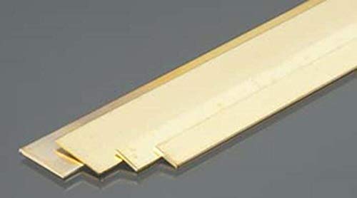 Paski mosiezne, .032 x 1/4 x 1/2, 12" gietkie