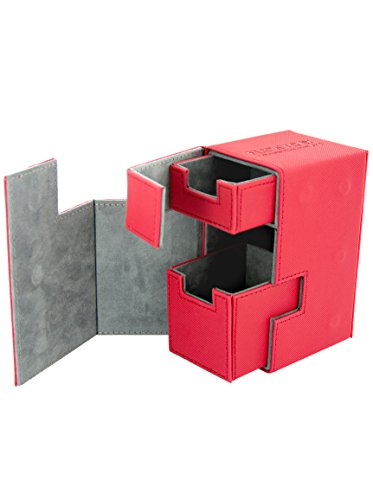 Ultimate Guard Deck Case Flip N Tray 80+ Standard Xenoskin Czerwony