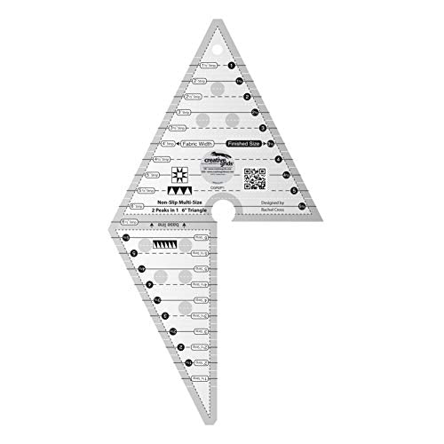 Linijka do kolder trojkatnych Creative Grids USA Creative Grids 2 Peaks in 1