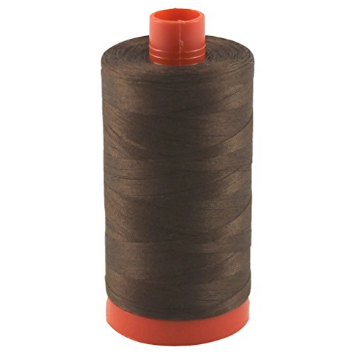 Nici Aurifil 2360 CZEKOLADA Bawelna Mako 50wt Duza szpula 1300m