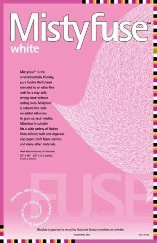 Dolaczono Inc Mistyfuse White 20in x 10yds