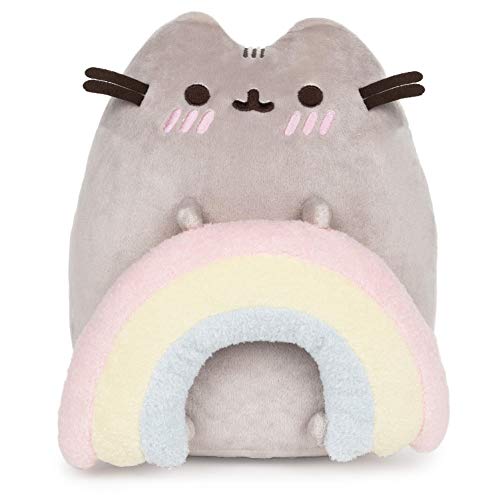 Pusheen z teczowa pluszowa maskotka, 9,5 cala