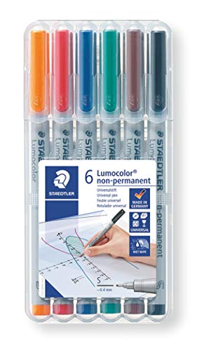 Uniwersalny dlugopis Lumocolor non-p S 6 szt.