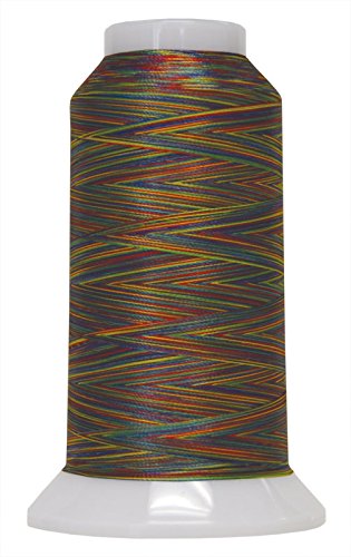 Superior Threads - nic poliestrowa o wzorze trojplatkowym, do pikowania, szycia dekoracyjnego i haftu, Fantastico nr 5114 Playhouse, 2000 jardow.