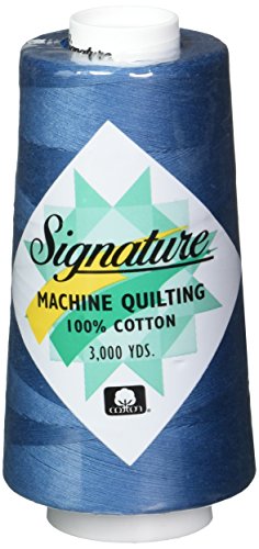 Nici do pikowania Signature Cotton, 3000 jardow, Solids Stone Blue