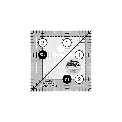 Linijka do pikowania Creative Grids USA Creative Grids 2-1/2in Square