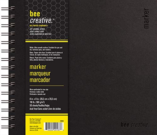 BEE CREATIVE MARKER ART 8"X8"