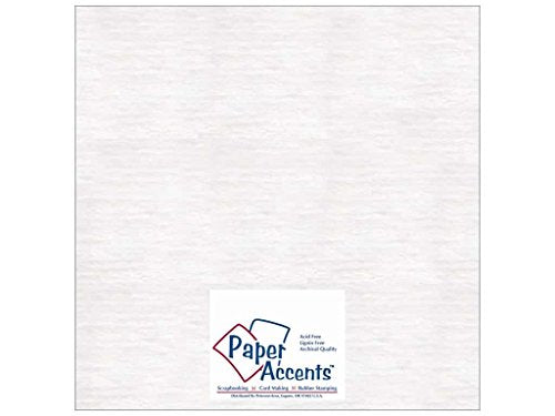 Tektura falista Paper Accents 12 x 12 cali, bardzo gruba, biala (25 arkuszy)