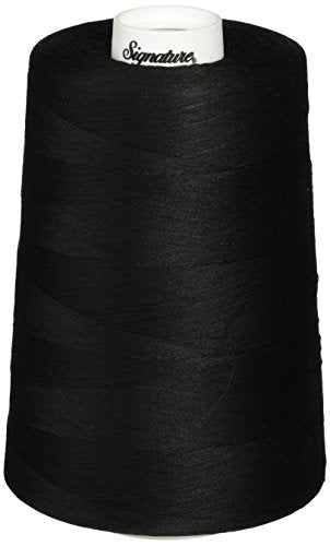 Nici do pikowania Signature 3 Ply Cotton, 40wt/6000 yd, czarne