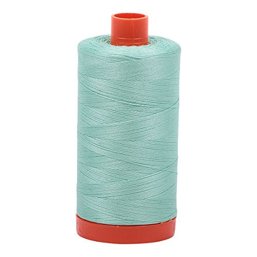 Nici bawelniane Aurifil Mako Solid 50wt 1422yds Medium Mint