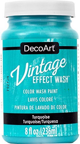 DecoArt Vintage Effect Wash 8oz Turkusowy