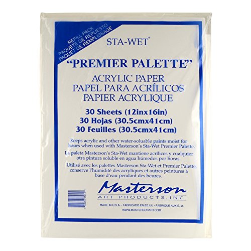 Arkusze uzupelniajace do palety Masterson Sta-Wet Premier - 12" x 16"