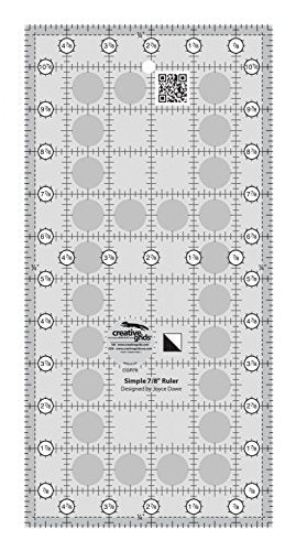 Linijka do pikowania Creative Grids Simple 7/8 Triangle Maker