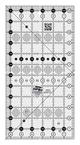 Linijka do pikowania Creative Grids USA Creative Grids 6-1/2in x 12-1/2in