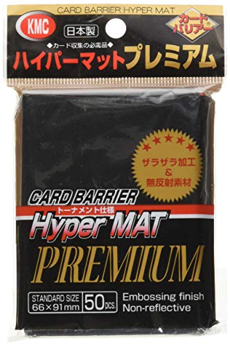 KMC Sleeves Premium Hyper Matte Black 50 sztuk
