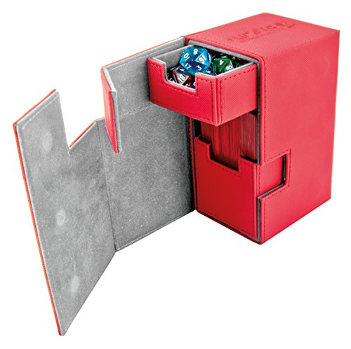 Ultimate Guard Deck Case Flip N Tray 80+ Standard Xenoskin Czerwony