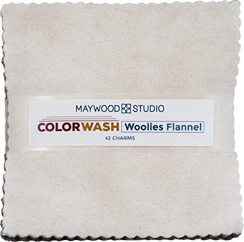 5in Squares Color Wash Flanela 42 szt./opakowanie