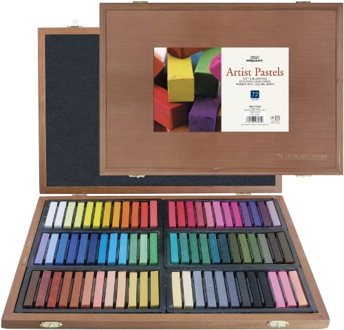 Pastele artystyczne Pro Art Square 72 szt. Astd drewniane pudelko