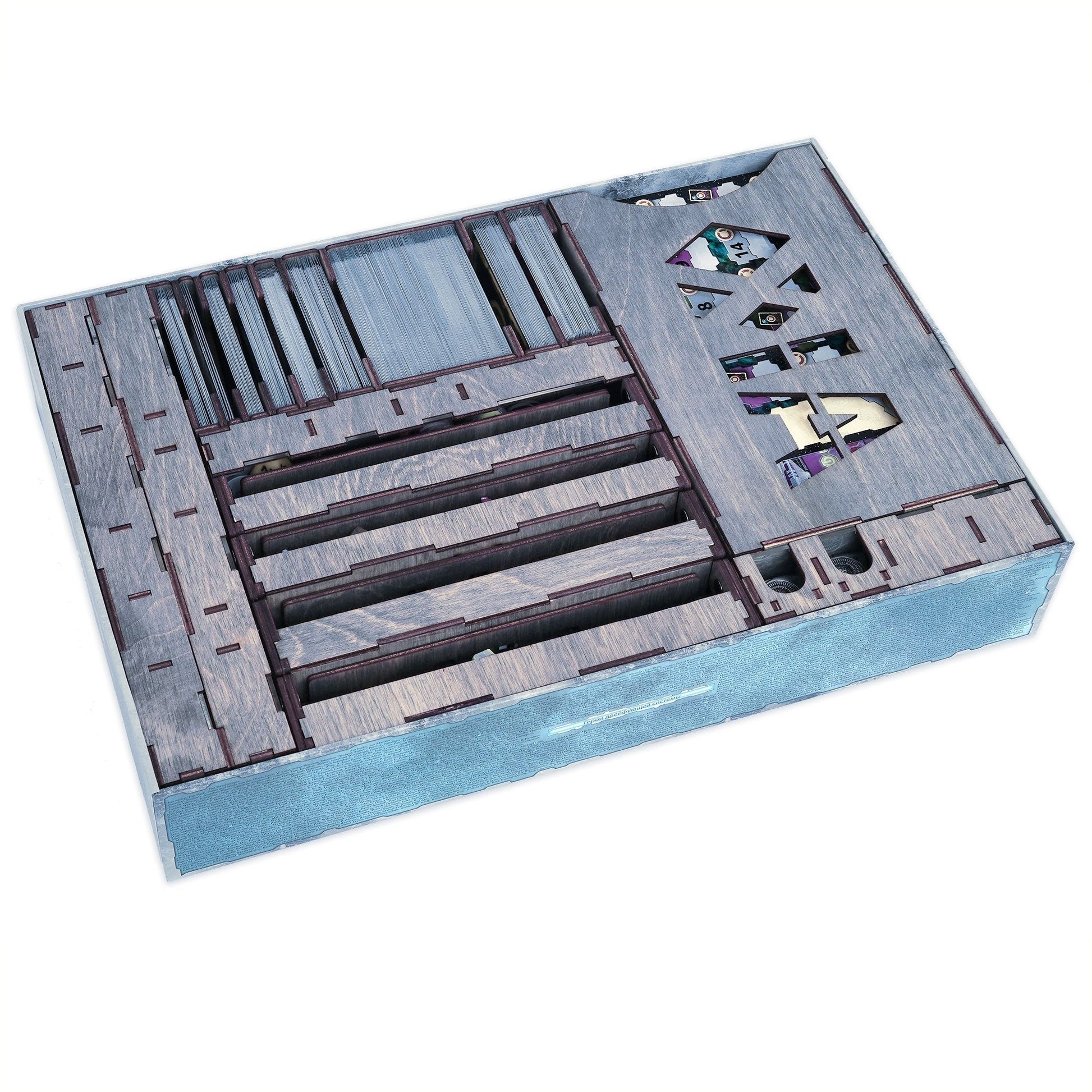 Eco-friendly wooden DIY storage container for XIA adventure game