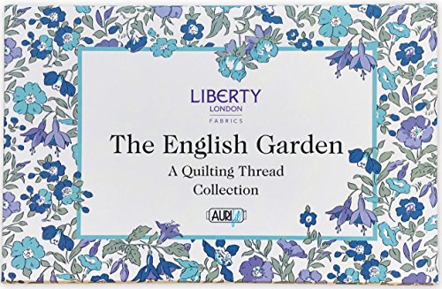 Aurifil USA Kolekcja The English Garden firmy Liberty Cotton 50wt 12 duzych szpul