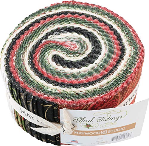 Paski God Tidings� 40 2,5-calowych paskow Jelly Roll Maywood Studio