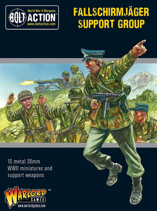 Grupa wsparcia Fallschirmjäger (siedziba glowna, mozdzierz i MMG)