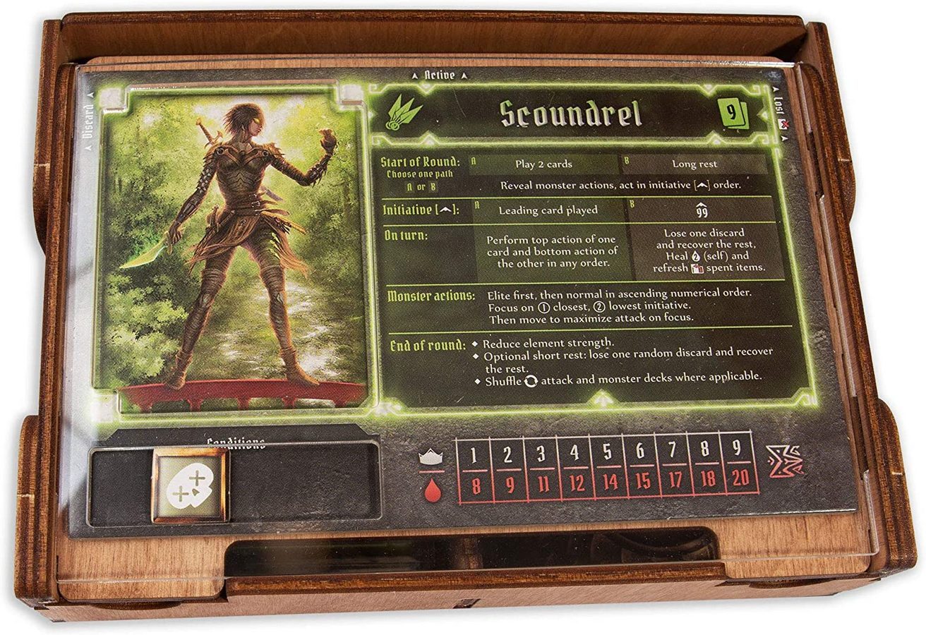 Wooden boxes for Gloomhaven board game