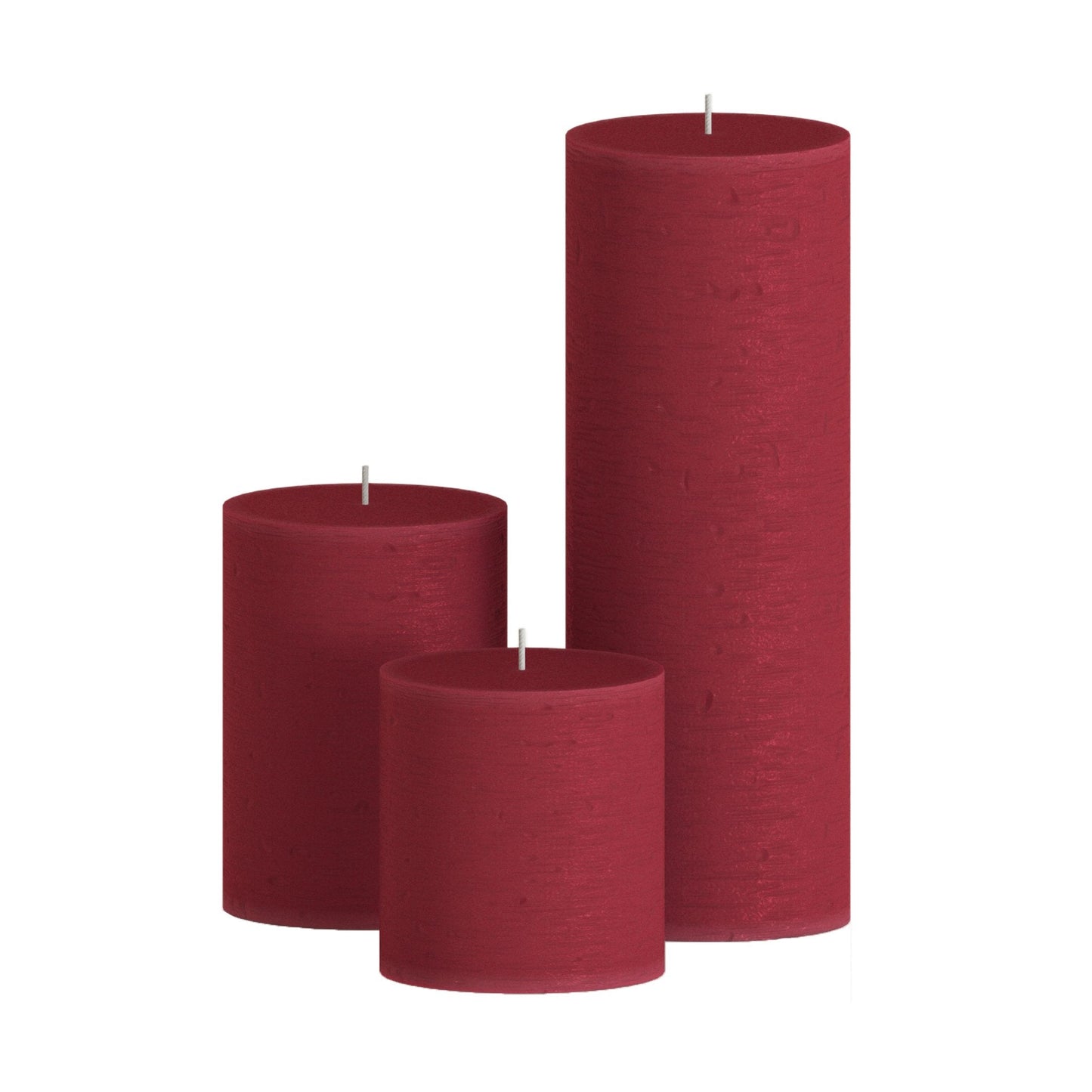 CANDWAX Bordeaux Pillar Mix - 3 cale, 4 cale i 8 cali
