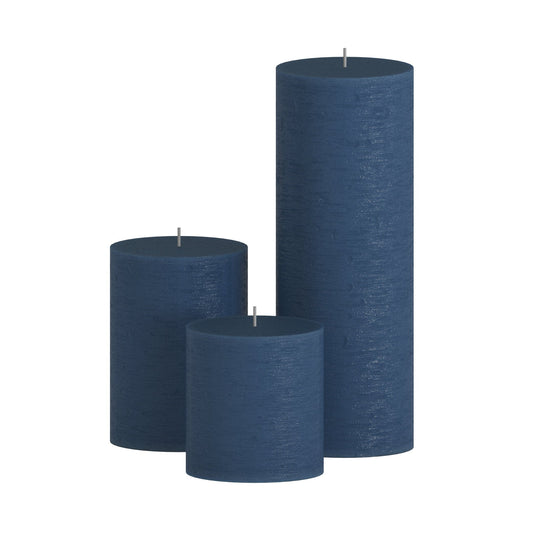 CANDWAX Dark Blue Pillar Mix - 3 cale, 4 cale i 8 cali