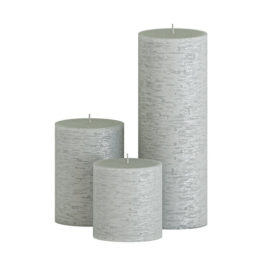 CANDWAX Silver Pillar Mix - 3 cale, 4 cale i 8 cali